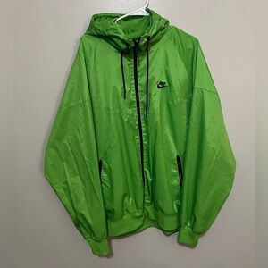 Nike, Rage Green Windbreaker, Rage Green and Black, XXL 2XL